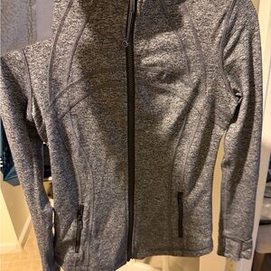 lululemon athletica Heathered Gray Full-Zip Jacket